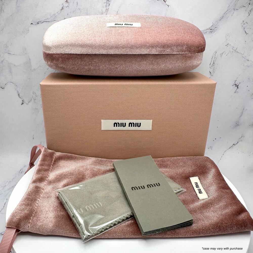 New MIU MIU Sunglasses Honey Havana Tortoise Brown Rectangle Reverie Womens - Picture 6 of 6